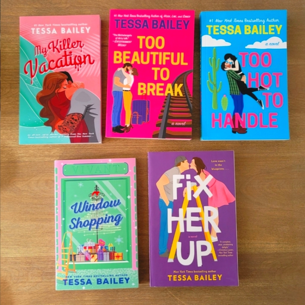 Tessa Bailey Paperback Book Bundle